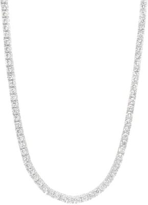 Who Is She Tennis Chain Silver One Size