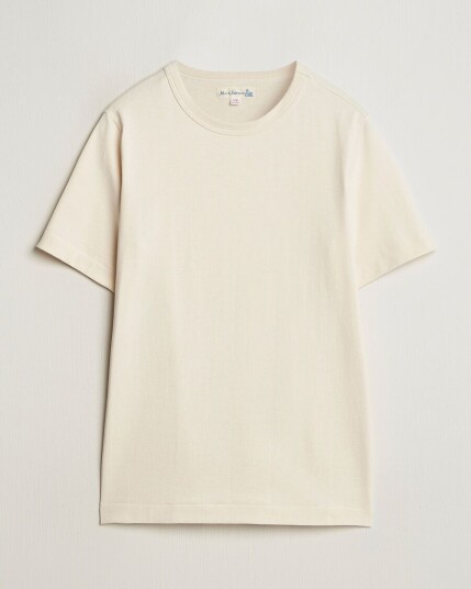 Merz b. Schwanen Relaxed Fit Loopwheeled T Shirt Nature