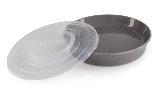 Twistshake Plate 6+m Pastel Grey Twistshake Plate 6+m Pastel Grey