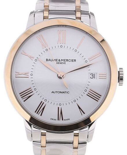 Baume & Mercier Dameklokke M0A10223 Classima Hvit/Rose gulltonet