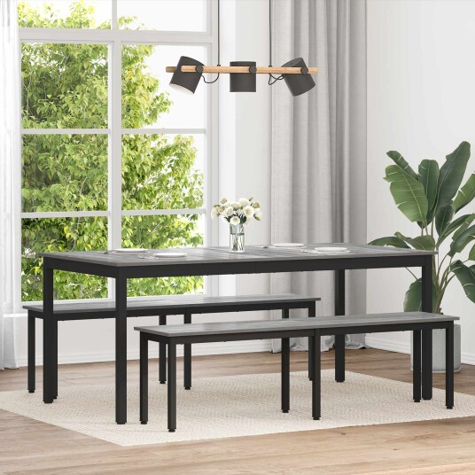 vidaXL Spisebord 180 x 90 x 75 cm Konstruert tre Rektangulær