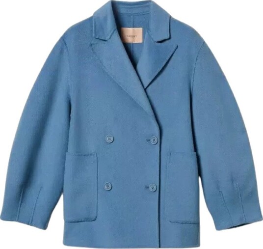 Twinset Dame Frakker Blå XS, Twinset Dame Frakker Blå XS,