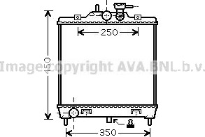 PRASCO KA2063 Radiator, motorkjøling PRASCO KA2063 Radiator, motorkjøling