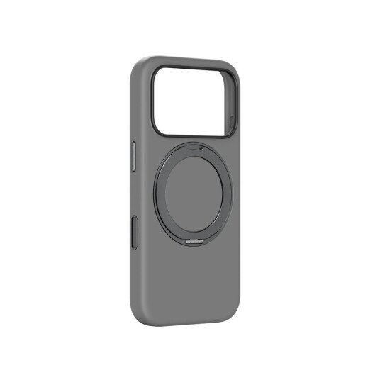 AmazingThing Cloudie Deksel med Stativ til iPhone 17 Pro Max Grå