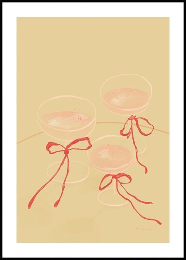 Cheers To Us Poster Plakat / 21x30cm