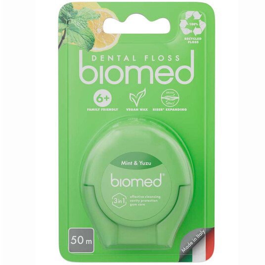 Biomed Dental Floss Mint & Yuzu 50 mtr.