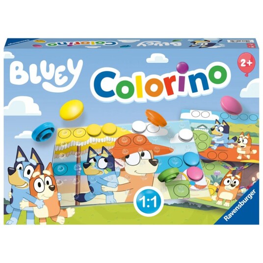 Ravensburger Bluey Colorino Barnespill med Fargerikt Mønster Ravensburger Bluey Colorino Barnespill med Fargerikt Mønster