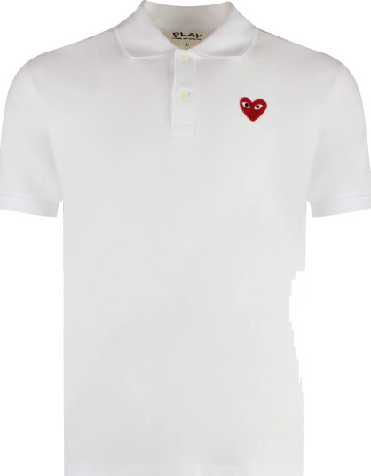 Comme des Garçons Play Dame Topper Hvit XL, Comme des Garçons Play Dame Topper Hvit XL,