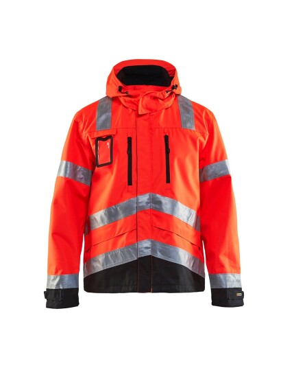 Blåkläder Skalljakke varsel Hivis Rød/Svart XXL