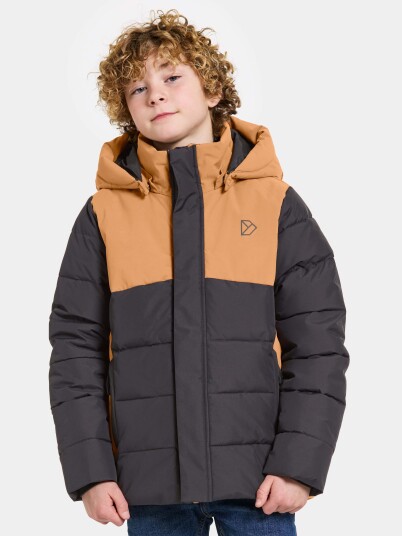 Didriksons Ryolit Jacket Kids Almond Brown Almond Brown 160 Didriksons Ryolit Jacket Kids Almond Brown Almond Brown 160