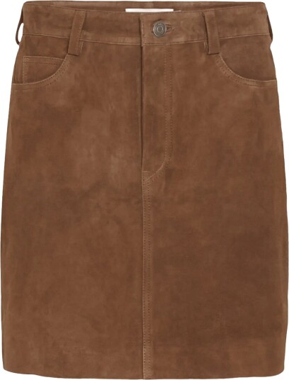 InWear Helkiiw Suede Skirt SORREL HORSE 34