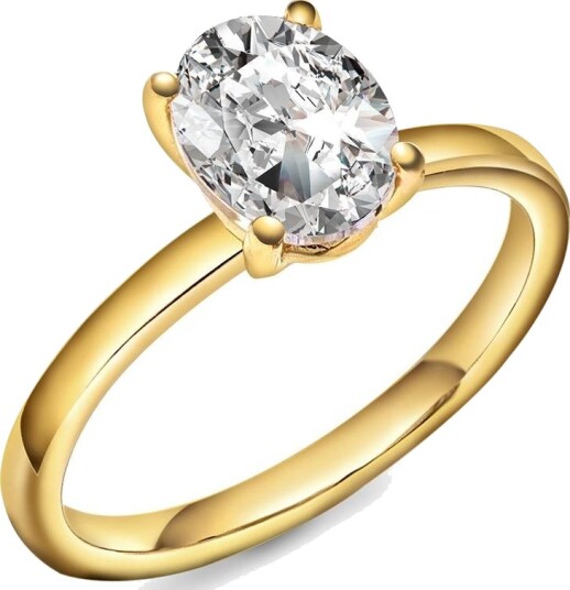 Gems By Gulldia Empress LAB diamantring i 585 gult gull 2,00 ct