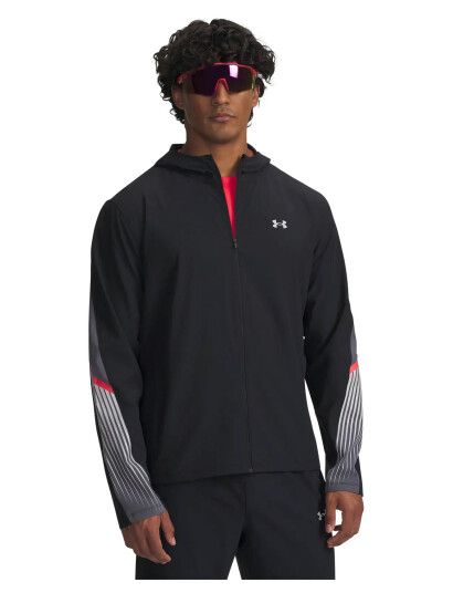 Under Armour Ua Velociti Storm Hooded Jkt - Black - M