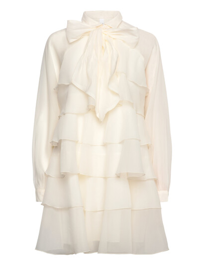 YAS Yaseloise Ls Dress - D2D - Cream - 34 YAS Yaseloise Ls Dress - D2D - Cream - 34