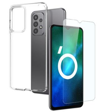 Samsung Galaxy A23 5G Northjo 2-i-1 Beskyttelsessett Klar Samsung Galaxy A23 5G Northjo 2-i-1 Beskyttelsessett Klar