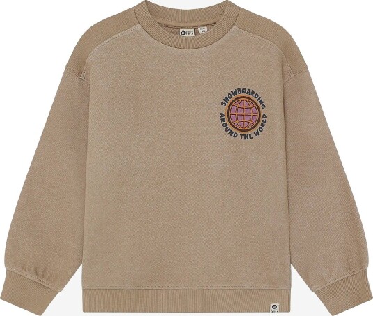 Daily 7 Oversized Sweater Backprint - PLAZA TAUPE - 98
