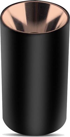 GU10 påbygningsspot rund Sort og rose gull aluminium max 35W uten lyskilde
