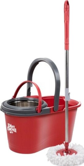 Dirt Devil Teleskopisk gulvmoppesett med spin - 98-118 cm (16 liter)