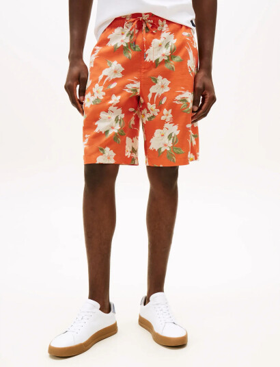 Tommy Hilfiger Mercer 7In Wash Co Ly Flrl Short - Orange - 33 Tommy Hilfiger Mercer 7In Wash Co Ly Flrl Short - Orange - 33