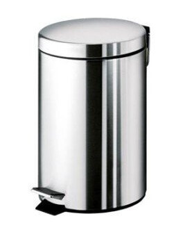 Hefe søppelbøtte,, 5 liter, rustfritt stål