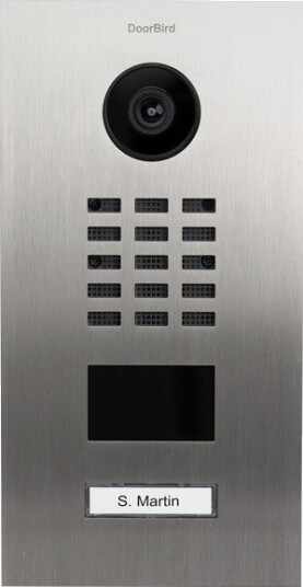 Doorbird Dørtelefon D2101V Video (Innfellingsmontert) Rustfritt Stål V2A