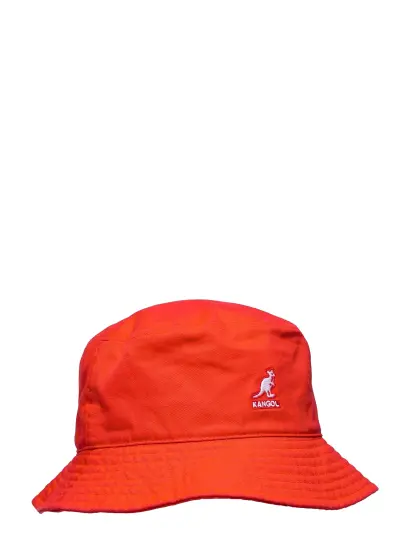 Kangol Kg Washed Bucket - Orange - S Kangol Kg Washed Bucket - Orange - S