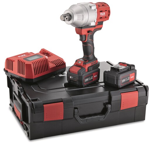 Flex Muttertrekker Med Batteri Og Lader Modell IW3 4 Tommer 18 0 EC