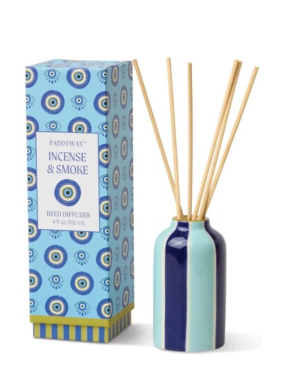 Paddywax Diffuser I Keramik Adopo Eye 118 Ml  Rökelse Och Rök Blue 6X6X11.8CM