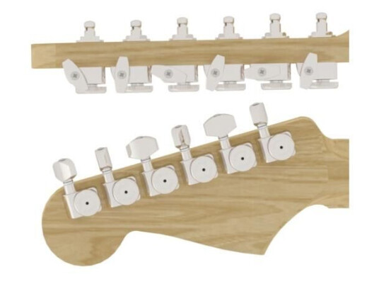 Hipshot Tuner Upgrade Kit F-Style Directrofit, Bass Side, Stag, Nicke