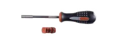 Bahco 808050 Skralleskrutrekker 255 mm med 6 Bits - Rød Bahco 808050 Skralleskrutrekker 255 mm med 6 Bits - Rød
