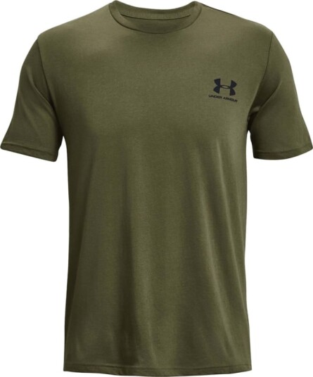 Under Armour Men's Sportstyle Left Chest Shortsleeve Grønn XXL Man