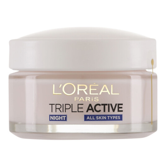 L'Oréal Paris Triple Active Nattkrem 50ml – Fuktighetsgivende for Alle Hudtyper L'Oréal Paris Triple Active Nattkrem 50ml – Fuktighetsgivende for Alle Hudtyper