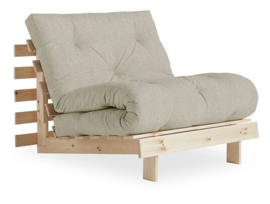 Karup Design Roots 90 Sovesofa, linen/Natur 1580327-13-0 1580327-07-0