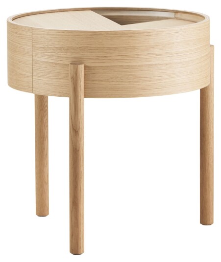 Woud Arc Sidebord Ø42, Eik