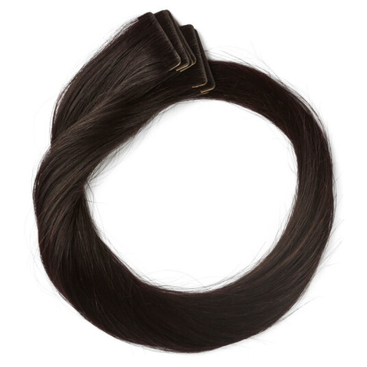 Rapunzel of Sweden Premium Tape Extensions - Seamless 4 1.2 Black Brown 50 cm Rapunzel of Sweden Premium Tape Extensions - Seamless 4 1.2 Black Brown 50 cm