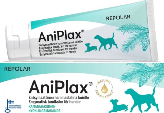 Repolar Aniplax Enzymatisk Tannkrem Hund Kylling 75 ml