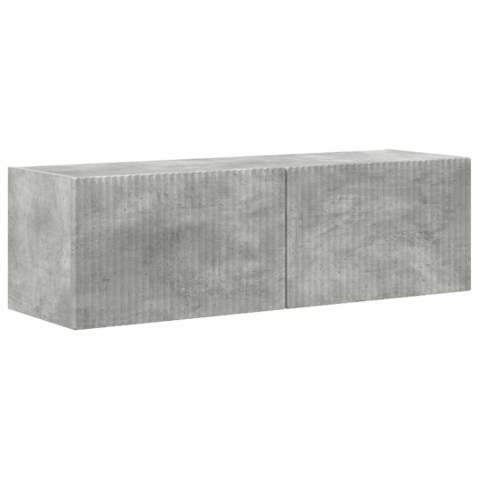 TV Veggskap 2 pcs Betong 60 x 31 x 29.5 cm Konstruert tre
