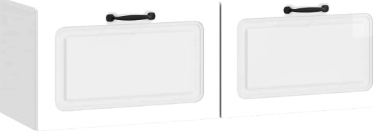Vegghengt TV skap Høgglans hvit 98 x 31 x 30 cm Konstruert tre