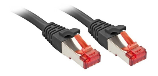 Lindy Kabel / Adapter 1 M Cat6 S/Ftp S-Stp Rj-45 Rj-45 Sort