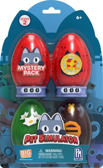 Pet Simulator Core Mystery Pack Figursett Series 2 4-Pakk Pet Simulator Core Mystery Pack Figursett Series 2 4-Pakk