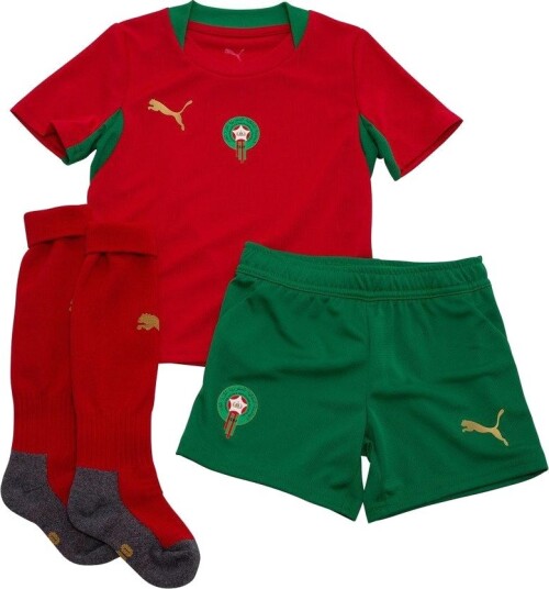 Marokko Hjemmedrakt World Cup 2026 Mini kit Barn PUMA størrelse 116 cm