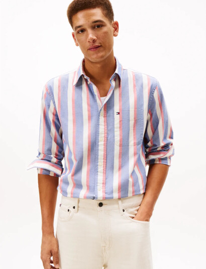 Tommy Hilfiger Heritage Oxford Icon Stp Shirt Multi/patterned L Tommy Hilfiger Heritage Oxford Icon Stp Shirt Multi/patterned L