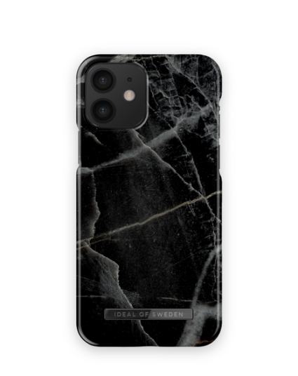 iDeal Of Sweden Fashion Case iPhone 12/12 Pro Black Thunder Marble 1 stk Deksler og etui
