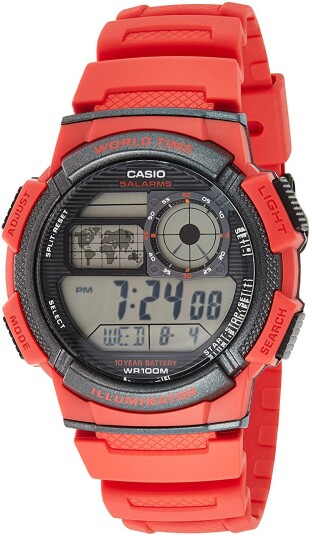 Casio Herreklokke AE 1000W 4AVDF LCD/Resinplast Ø43.7 mm
