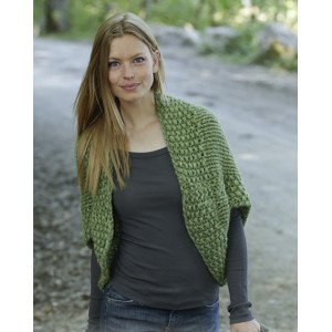 �Perfect Day by DROPS Design Bolero Strikkeoppskrift str. S XXXL Small