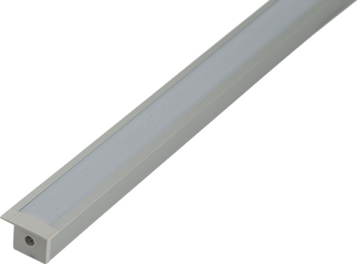 Ansell Lighting LED skinne innebygd 15x20 mm 2 meter aluminium