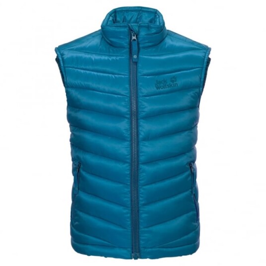 Jack Wolfskin Icecamp Vest Boys Blue BLUE 128/8år Jack Wolfskin Icecamp Vest Boys Blue BLUE 128/8år