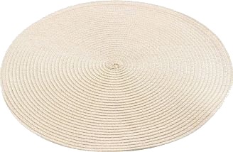 Douceur D’Interieur Zebulon Underlag - Kremfarget Rund 35 Cm