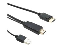 MicroConnect DisplayPort til HDMI Adapterkabel 3 m - 4K 30 Hz - Svart