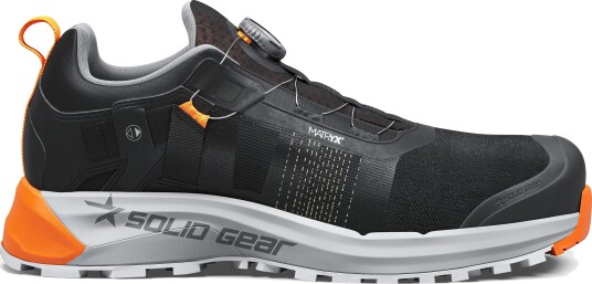 Solid Gear Vernesko Haze 2 Fly Low Svart/Oransje 45